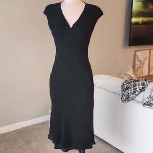 Jones New York Black Midi Dress